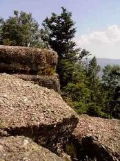 Le rocher de Mutzig en Alsace