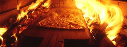 Feu de la tarte flamb&eacute;e en Alsace