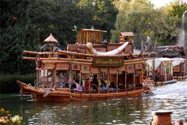 Bateaux roues à aube à Europa-Park Rust