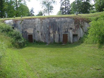 Entr�e de la fortification du Fort de Mutzig
