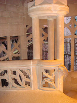 Escalier du château du Haut-Koenigsbourg