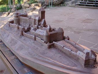 La maquette du château du haut-Koenigsbourg
