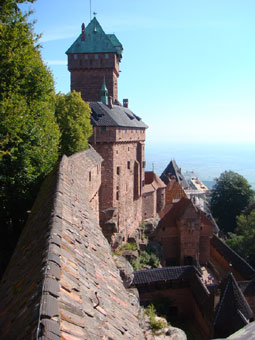 Vue du château du Haut-Koenigsbourg