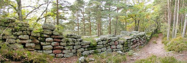 Le mur pa&iuml;en du Mont Sainte Odile en Alsace