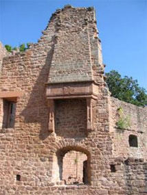 Chemin&eacute;e Renaissance du ch&acirc;teau de Wangenbourg