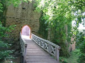 Entr&eacute;e principlae du ch&acirc;teau de Wangenbourg