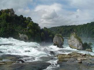 Les chutes du Rhin &agrave; Schaffhausen