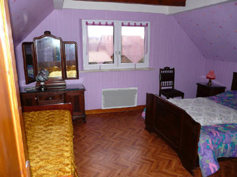 Chambre Violette location de vacances g&icirc;tes Elisa pr&egrave;s d'Obernai