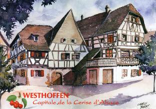 Westhoffen la capitale de la cerise d'Alsace, à découvrir à partir de votre Gite proche de la Suisse d'Alsace