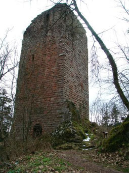Burgruine Nideck in Oberhaslach, Elsass