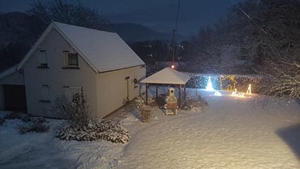 Ambiance de Noel au Gîte en Alsace