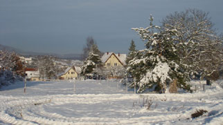 Le gite en Alsace sous la neige